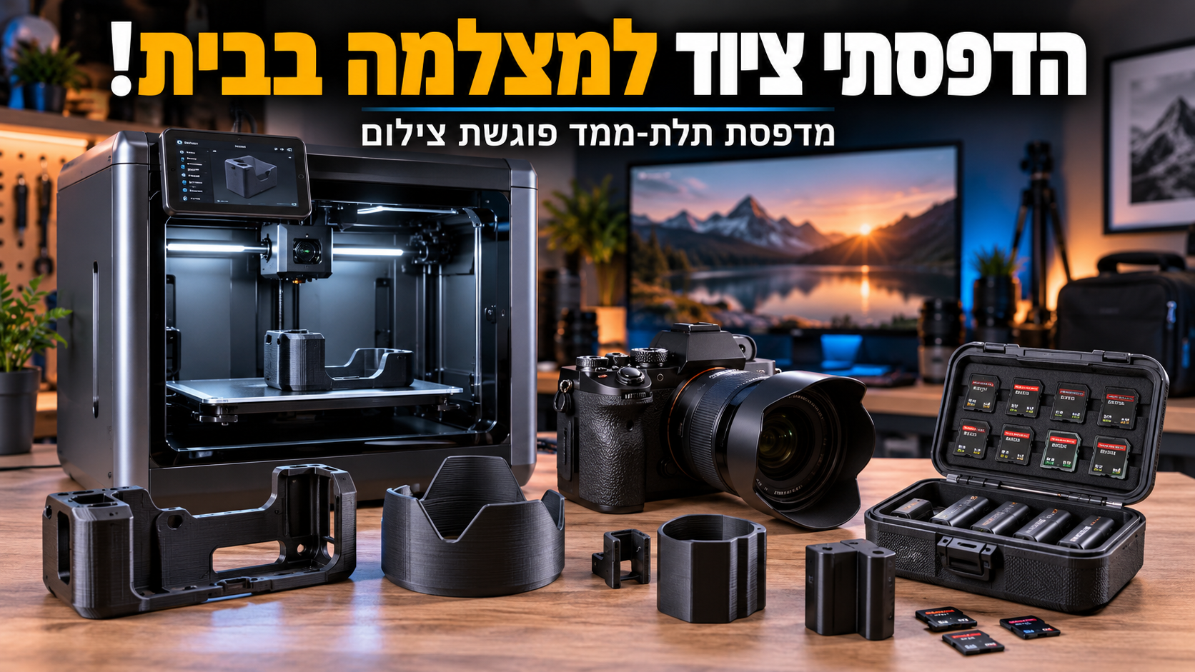 מדפסת תלת־מימד פוגשת צילום