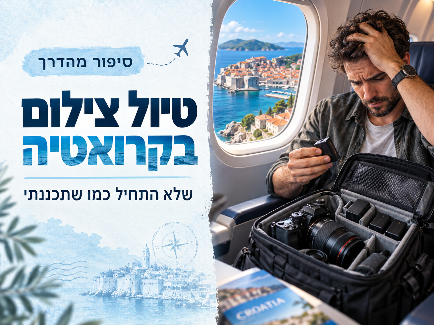 מצלמה אחת וארבע סוללות אבודות