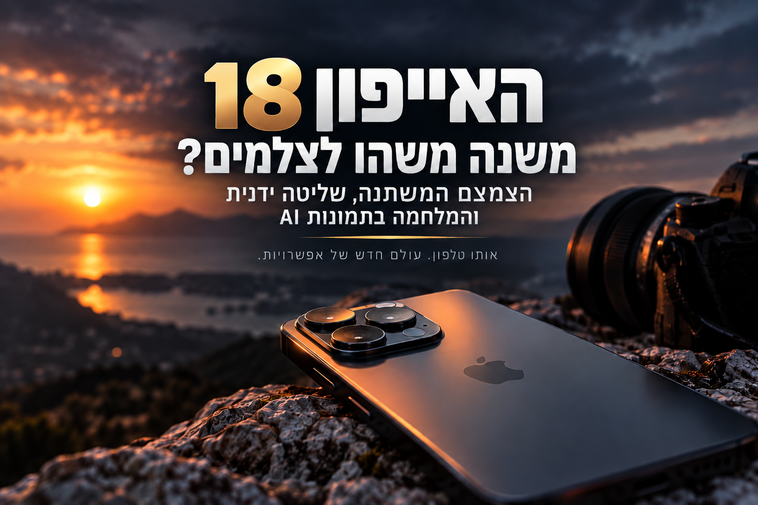 האייפון 18 משנה משהו לצלמים?